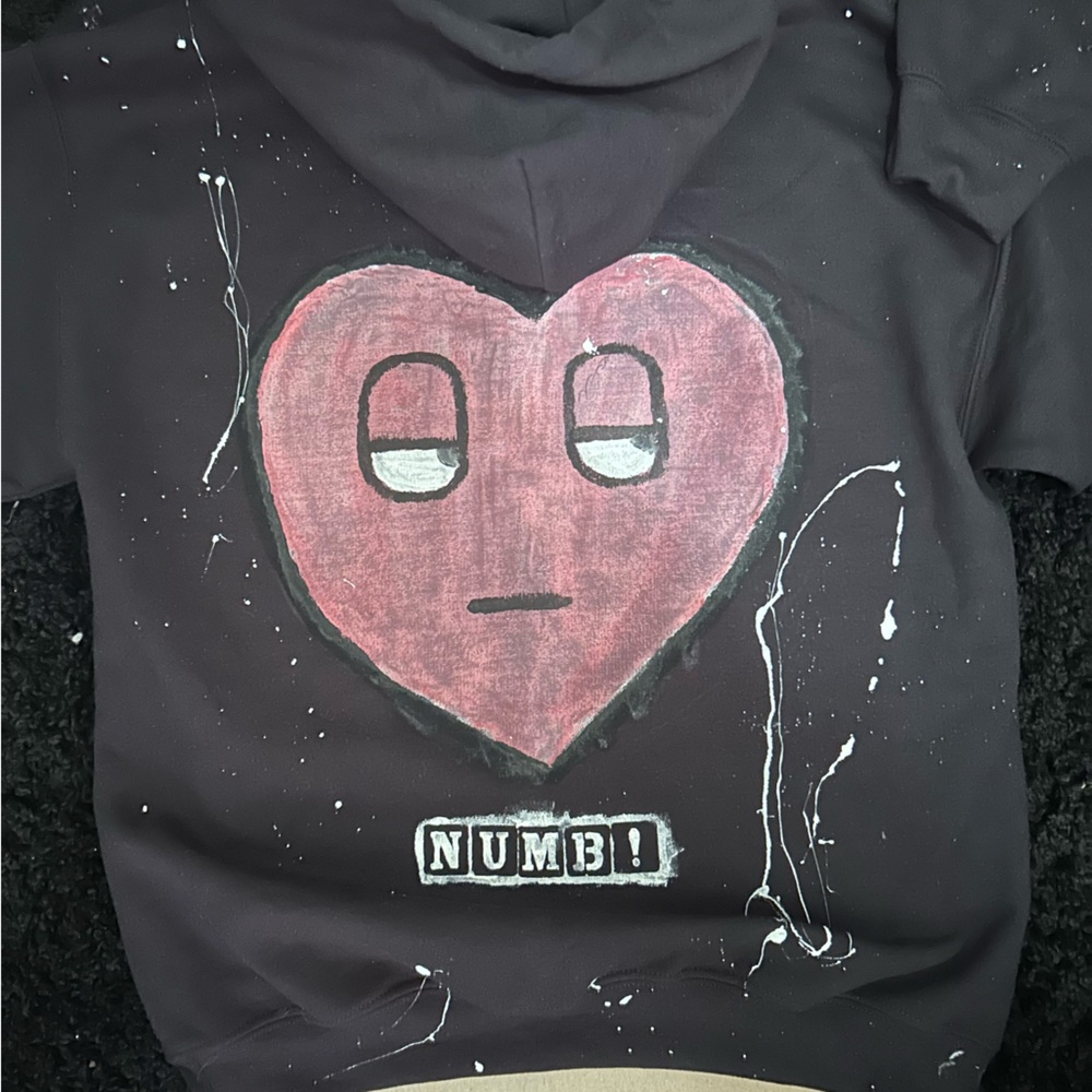 Custom Hand painted sweatshirt by me! Size: M please read mission statement